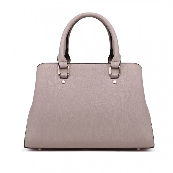 LT1752 - Miss Lulu Medium Tote Handbags Tan